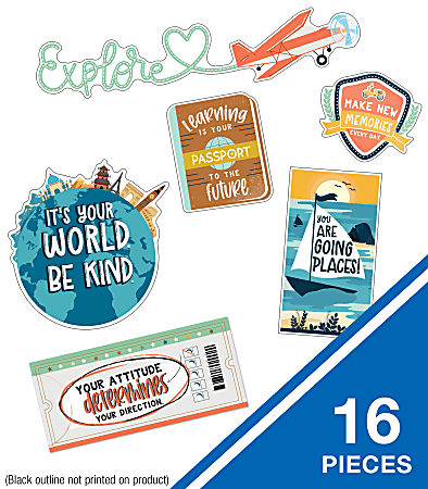 Carson Dellosa Education Mini Motivation Bulletin Board Set Explore Set ...