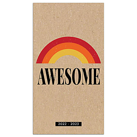 TF Publishing 2-Year Monthly Pocket Planner, 3-1/2" x 6-1/2", Awesome, January 2022 To December 2023