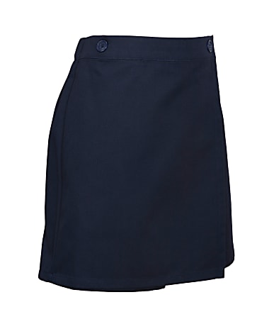 Royal Park Girls Uniform, Flat-Front Skort, Size 8, Navy
