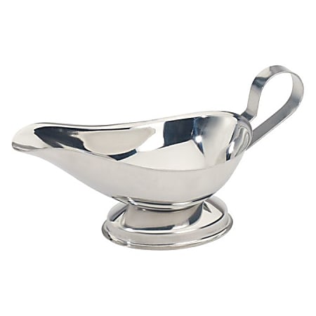 American Metalcraft Stainless Steel Gravy Boats, 5 Oz, Silver, Pack Of 48 Boats