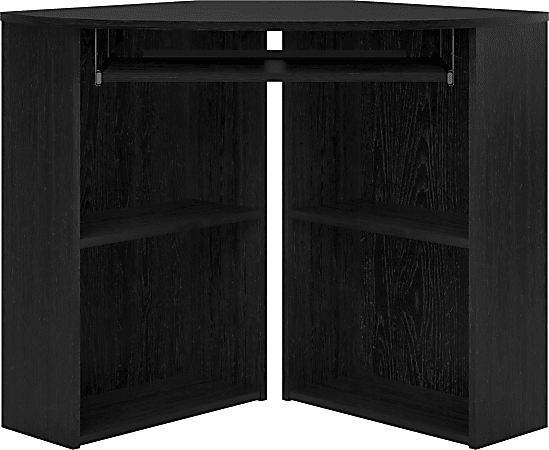 Ameriwood™ Home Caleb Corner Desk, Black Oak