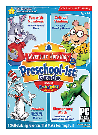Adventure Workshop™ Preschool-1st Grade, 9th Edition, Traditional Disc