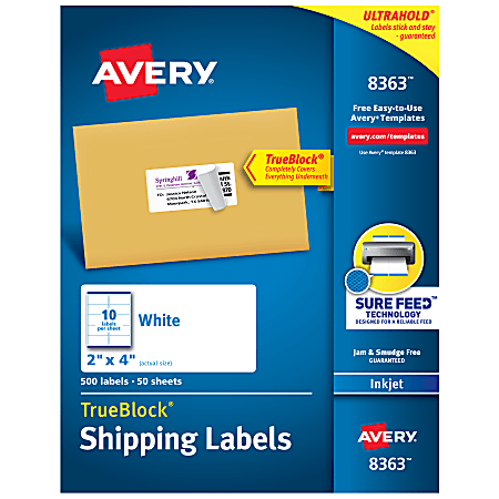 Avery 8363 Shipping Labels - Office Depot