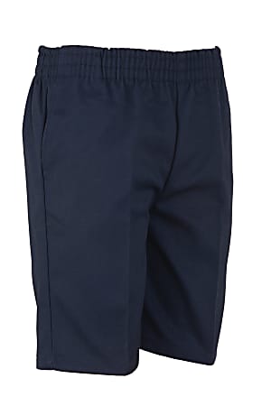 Royal Park Unisex Uniform, Flat Front Pull-On Shorts, XX-Small, Navy