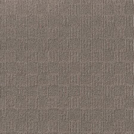 Foss Floors Crochet Peel & Stick Carpet Tiles, 24" x 24", Taupe, Set Of 15 Tiles