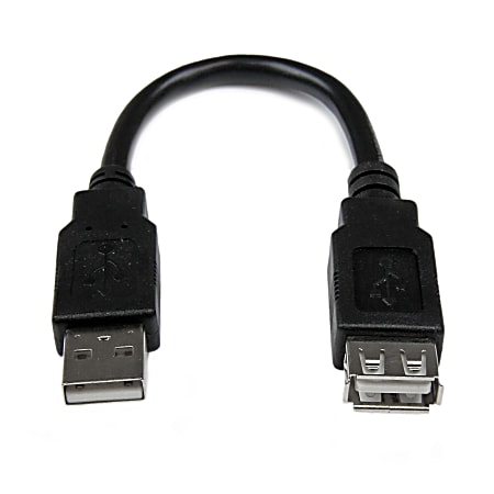 StarTech.com 6in USB 2.0 Extension Adapter Cable A