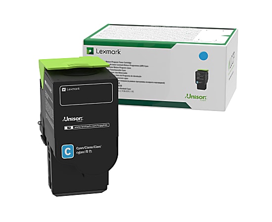 Lexmark™ 78C1UC0 Cyan Ultra-High Yield Return Program Toner Cartridge