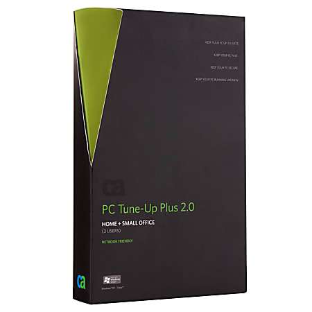 CA™ PC Tune-Up Plus 2.0, 3 User, Traditional Disc
