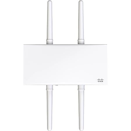 Meraki MR86 Dual Band IEEE 802.11 a/b/g/n/ac/ax 3.50 Gbit/s Wireless Access Point - Outdoor - 2.40 GHz, 5 GHz - External - MIMO Technology - 1 x Network (RJ-45) - 2.5 Gigabit Ethernet - PoE Ports - Pole-mountable, Wall Mountable - IP67 - 1 Pack