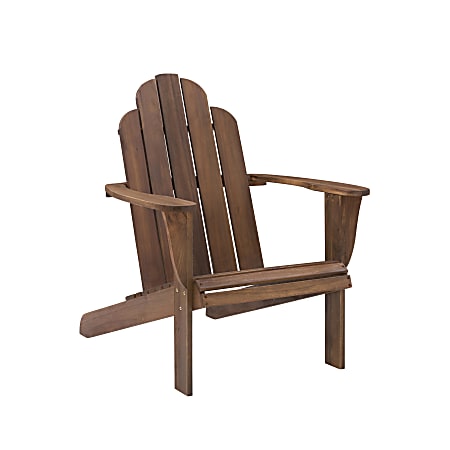 Linon Troy Adirondack Outdoor Chair, Teak