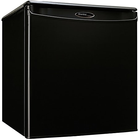 Danby Designer Compact All Refrigerator - 1.70 ft³ - Auto-defrost - Reversible - 1.70 ft³ Net Refrigerator Capacity - 221 kWh per Year - Black