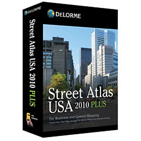 DeLorme Street Atlas USA® 2010 Plus, Traditional Disc