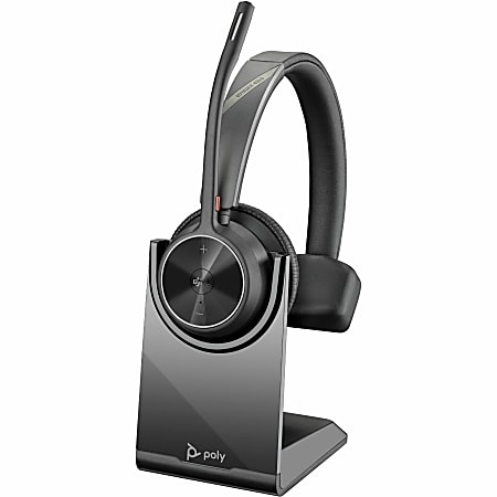 Poly Voyager 4310 Microsoft Teams Certified USB-C Headset with Charge Stand - Siri, Google Assistant - 77Y97AA