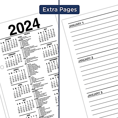 PM annual agenda refill 2024