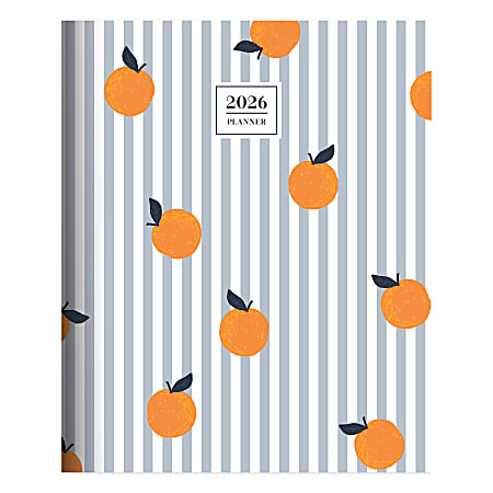 2026 TF Publishing Large Monthly Planner, 9" x 11", Seriously Citrus, January To December