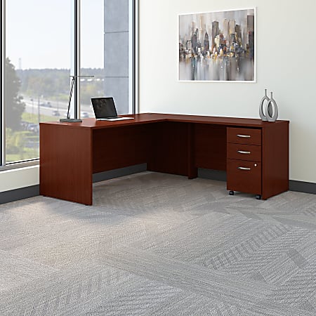 Bush saratoga l shaped desk top