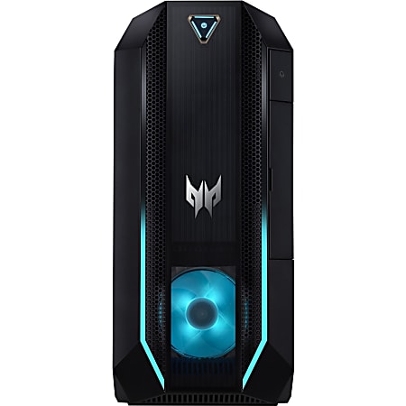 Acer Predator PO3-620 Gaming Desktop Computer - Intel Core i7 10th Gen i7-10700 Octa-core (8 Core) 2.90 GHz - 16 GB RAM DDR4 SDRAM - 2 TB HDD - 1 TB SSD - Windows 10 Home 64-bit - NVIDIA GeForce RTX 2060 SUPER 8 GB - IEEE 802.11ax - 500 W