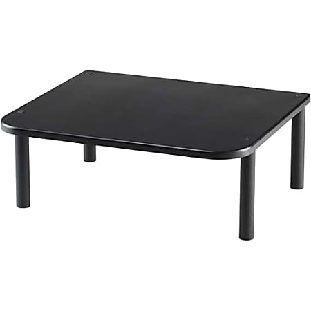 Sanus Euro Series Modular Expansion Shelf, For Custom Audio Rack Setup, Black, 22.5"W x 19.5"D x 8.7"H, Wood, Black
