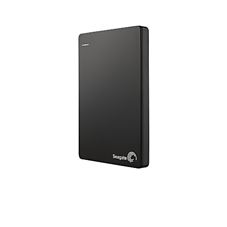 Seagate® Backup Plus Slim 2TB Portable External Hard Drive, USB 3.0, Black