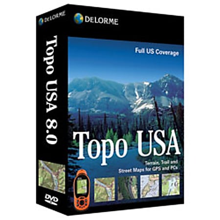 DeLorme Topo USA 8.0 National Edition, Traditional Disc