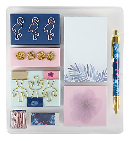 Office Depot® Brand Fashion Stationery Kit, Tropical