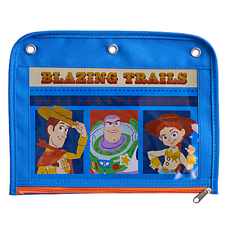 Toy Story 5 Licensed 3-Ring Pencil Pouch, 10.5" x 8.25", Quantity 1