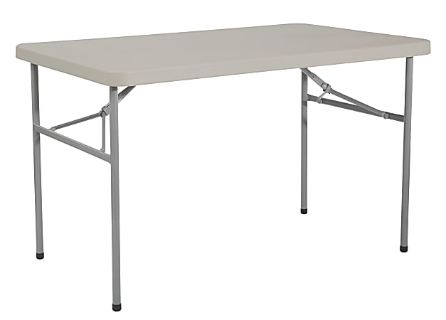 Office Star™ Blow-Mold Resin Folding Table, 29-3/4"H x 48"W x 30"D