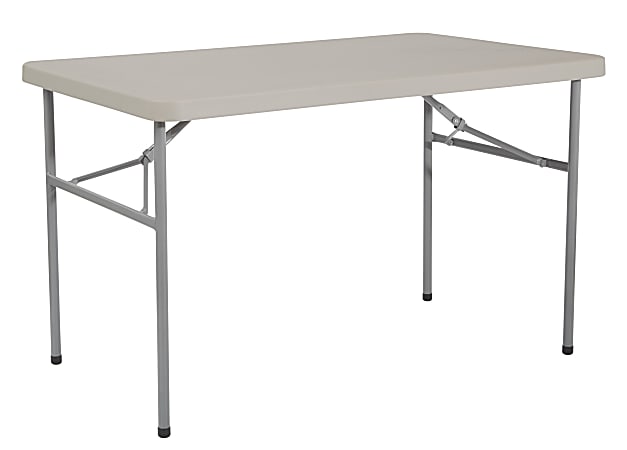 Office Star™ Blow-Mold Resin Folding Table, 29-3/4"H x