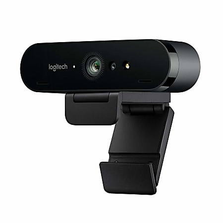 Logitech 4K Ultra HD Pro 1080p Webcam - Black