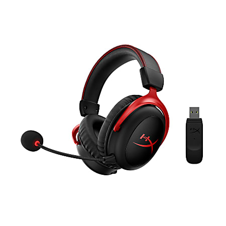 HP HyperX Cloud II Wireless Gaming Headset BlackRed 4P5K4AA