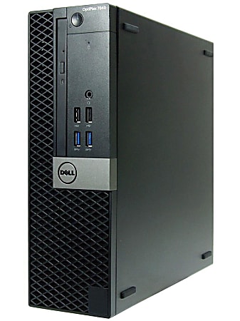 Dell™ Optiplex 7040 SFF Refurbished Desktop, Intel® Core™ i7, 16GB Memory, 512GB Solid State Drive, Windows® 10, RF610842