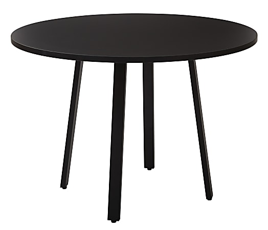 Office Star&trade; Prado Round Conference Table, 29-1/2&rdquo;H x 42&rdquo;W x 42&rdquo;D, Black