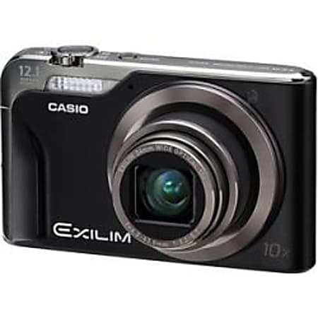 Casio Exilim Zoom EX-H10 Point & Shoot Digital Camera - Black