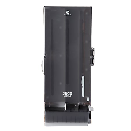 Dixie Ultra® Smartstock® Series-O Classic Knife Dispenser, 24-3/4”H x 8-3/4”W x 10”D, Translucent Black