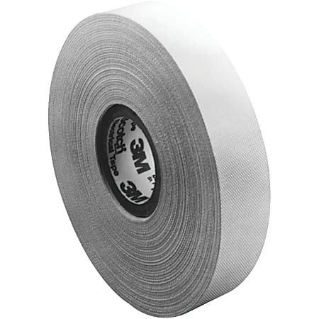 3M™ 27 Glass Cloth Electrical Tape, 3" Core, 1" x 180', White, Case Of 9