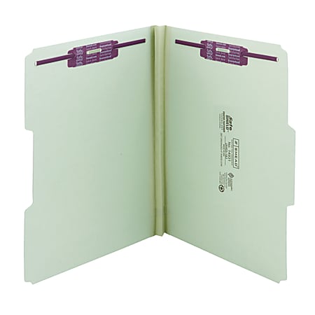 SuperTab Pressboard Fastener Folders with Two SafeSHIELD Fasteners, 2
