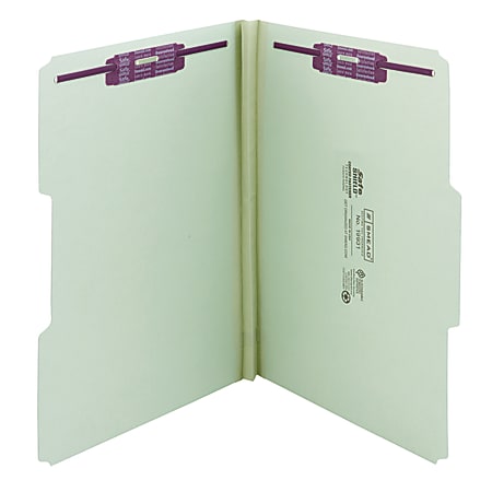 Recycled Pressboard Fastener Folders, 3
