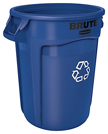 Rubbermaid Heavy Duty Recycling Container 32 Gallons 27 x 22 x 22