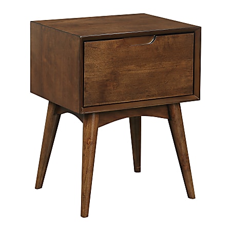 Office Star™ Copenhagen Accent Table With Drawer, 24"H