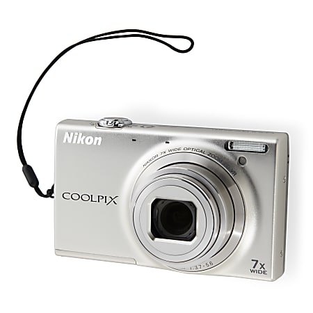 Nikon Coolpix S6100 16.0 Megapixel Digital Camera Silver