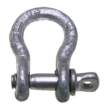 419-S Series Anchor Shackles, 1 1/8 in Bail Size, 2 Tons, Screw Pin Shackle