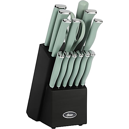 Oster Langmore Stainless Steel Cutlery Set, Mint, Set Of 15 Pieces