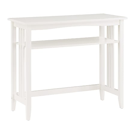 Office Star™ Sierra Rectangle Foyer Table, 30”H x 36”W x 15-3/4”D, White