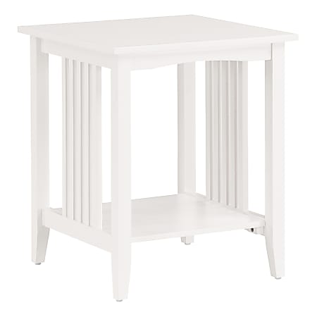 Office Star™ Sierra Rectangular Coffee Table, 24-1/4”H x 20”W x 20”D, White