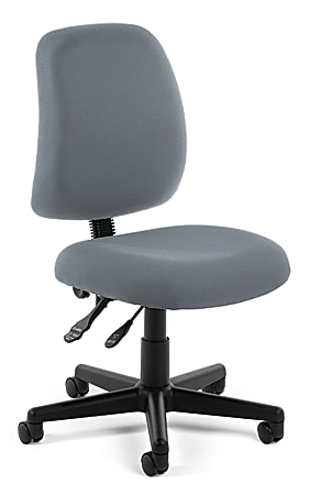 OFM Posture Series Fabric Mid-Back Task Chair, Gray/Black