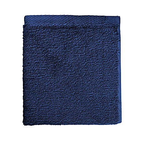 1888 Mills Millennium Wash Cloths, 13"x 13", Navy, Case of 144