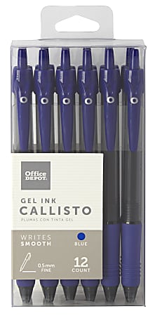 Sharpie Fine Point Pens Fine Point Black Barrels Blue Ink Pack Of 12 -  Office Depot