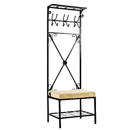 Seat and coat rack discount