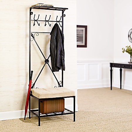 Decorative store coat rack