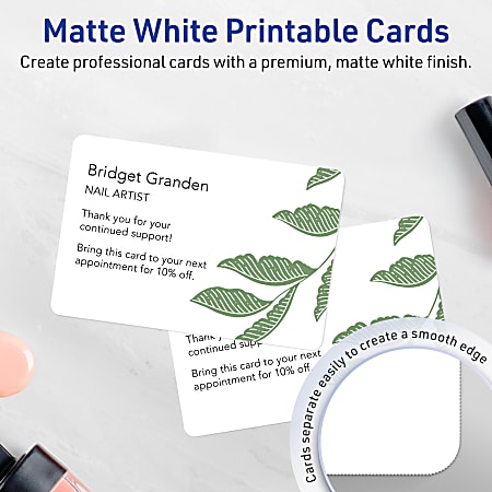 Avery Printable Postcards With Sure Feed Technology 6 x 9 Rectangle